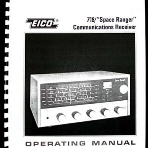 EICO Model 425 5" Push Pull Oscilloscope Construction Manual 