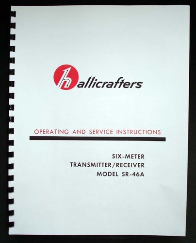 Hallicrafters HG1 HG-1 RF Signal Generator Assembly Operating Manual 