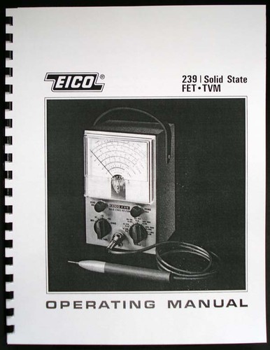 EICO Model 950B Resistance-Capacitance-Compactor Bridge Construction Manual 