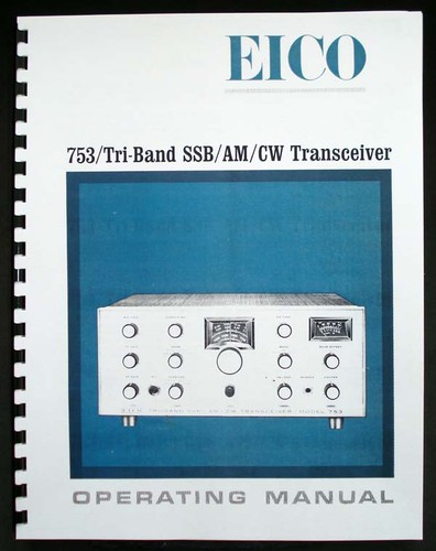 EICO 710 Grid Dip Meter Instruction Manual with Schematic 