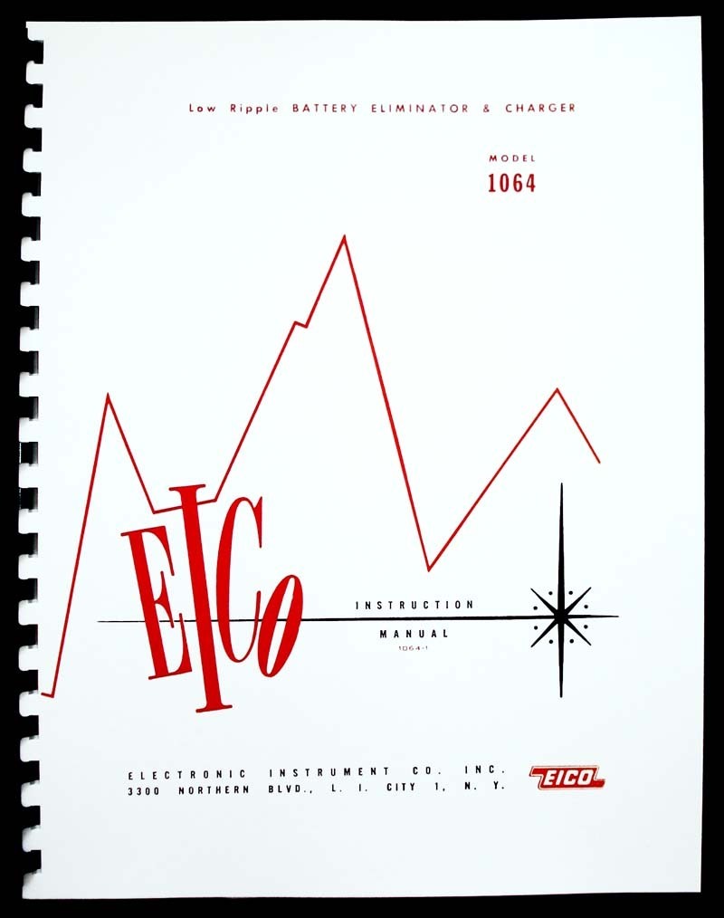 EICO 249 Peak-to-peak VTVM  Construction Manual 