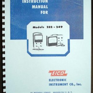 EICO Model 320 322 Signal Generator Construction Manual 