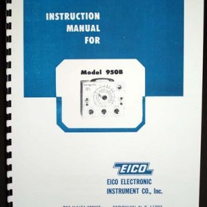EICO 221 Electronic Volt-Ohm Meter Construction Manual 
